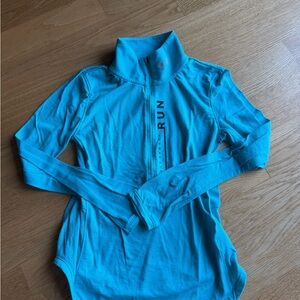 Blue Under Amour Half Zip Running Top